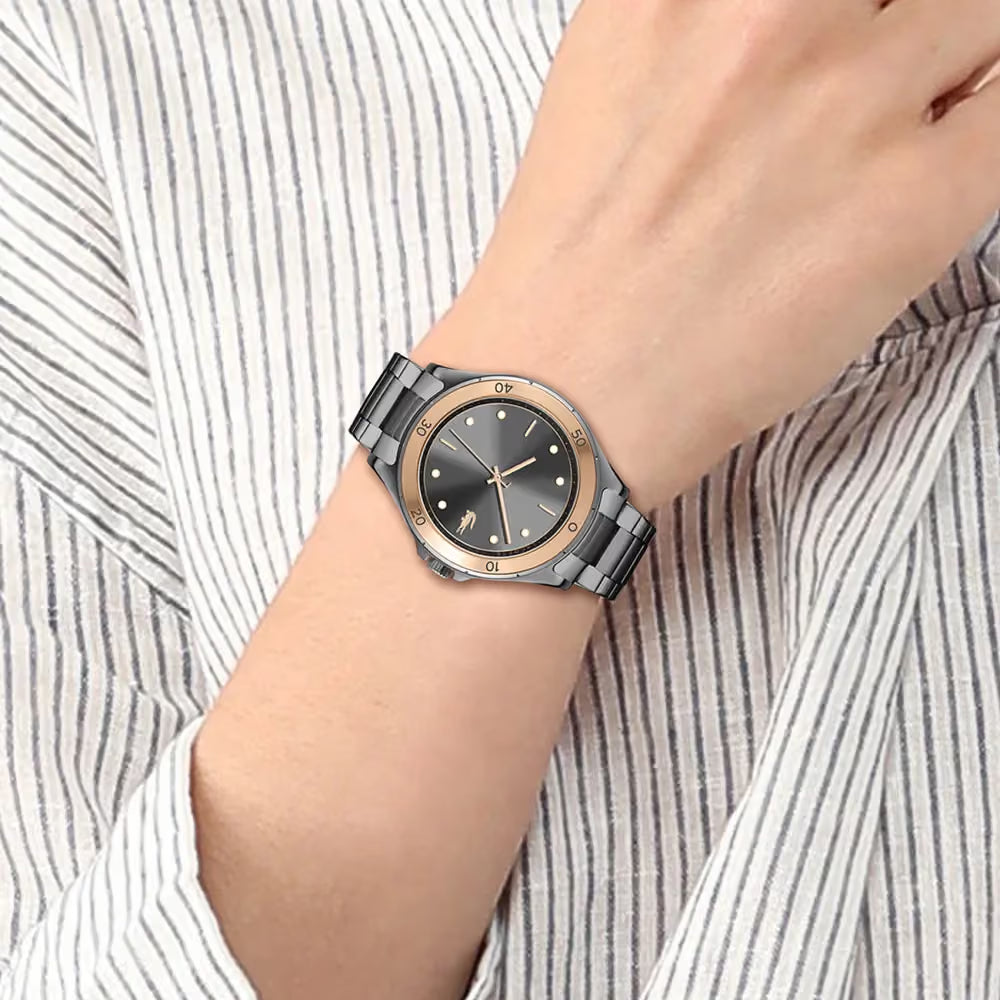 Montre Femme Lacoste Swing 2001224 bracelet acier gris