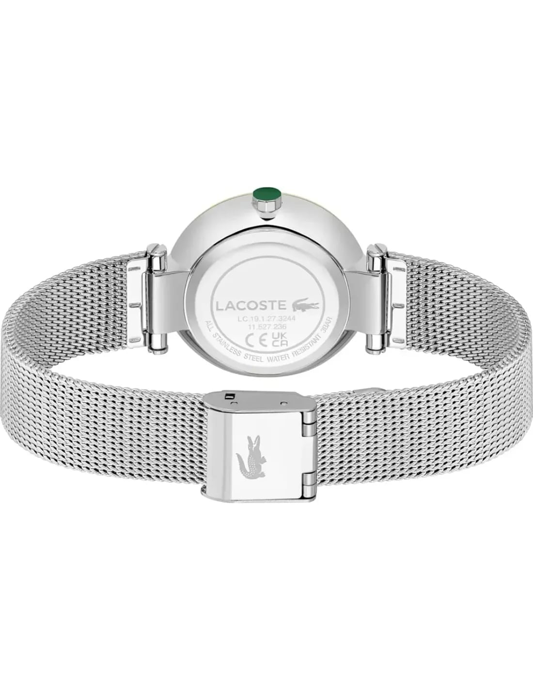 Montre Femme Lacoste Orba 2001348 cadran vert bracelet maille milanaise