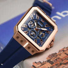 Montre Guess GW0637G3 Homme Silicone Bleu & Or Rose - image 5