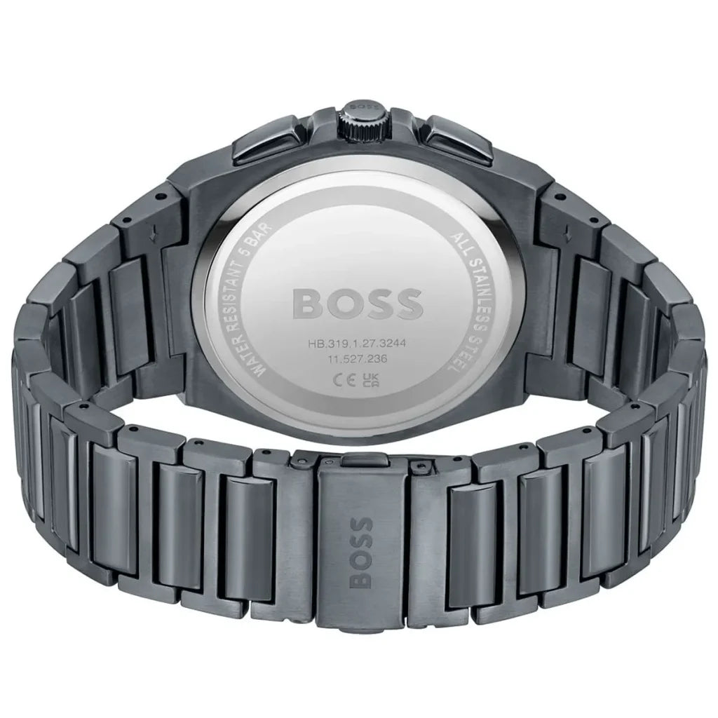 Montre Hugo Boss Steer 1513996 Homme Cadran Gris Acier - image 4