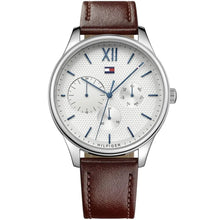 Montre Tommy Hilfiger 1791418 Homme Cadran Argent & Cuir