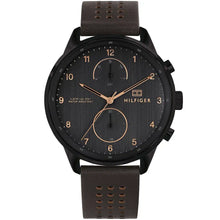 Montre Tommy Hilfiger Chase 1791577 Homme Noir & Cuir