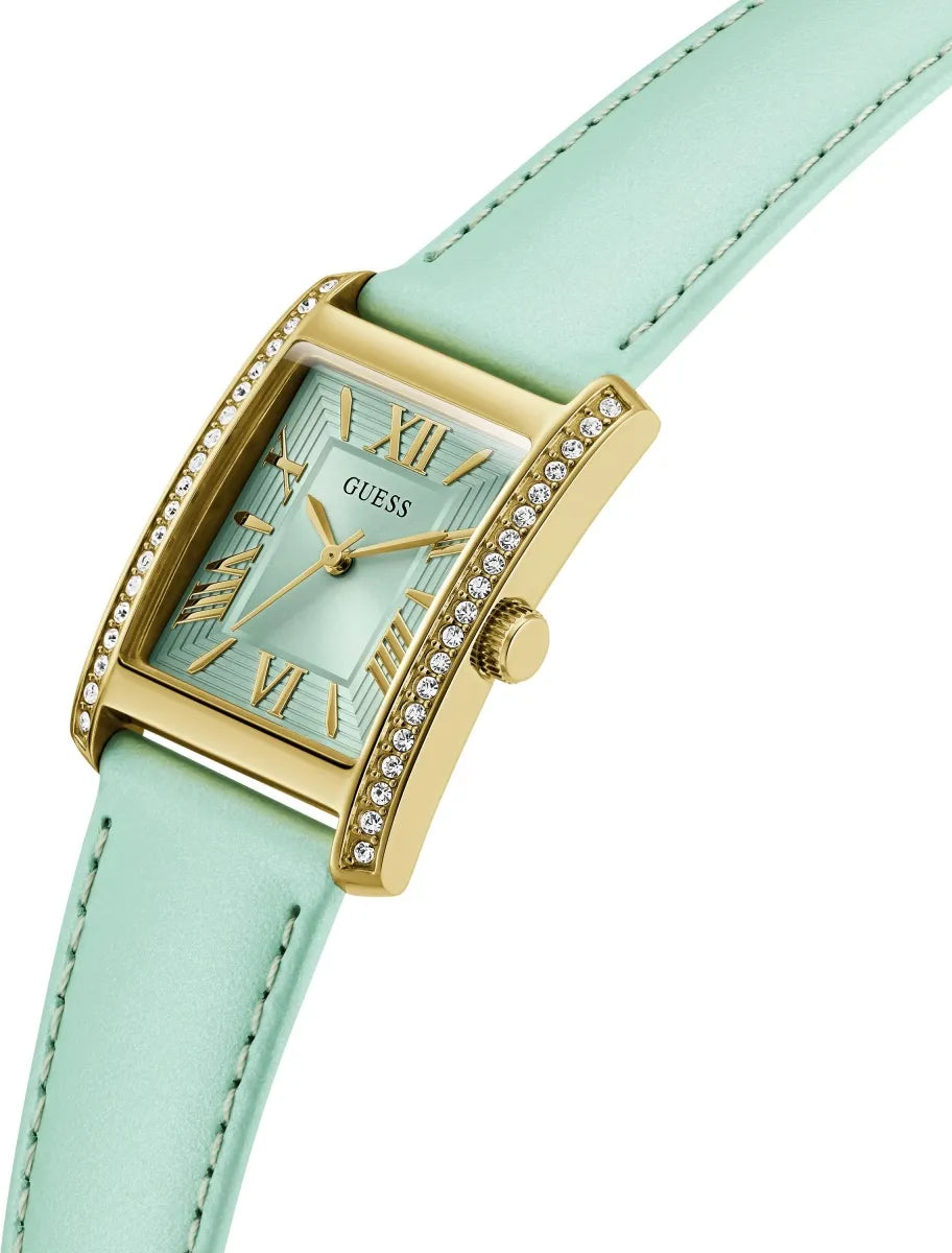 Montre GUESS GW0875L1 Femme Or et Cuir Vert - image 3