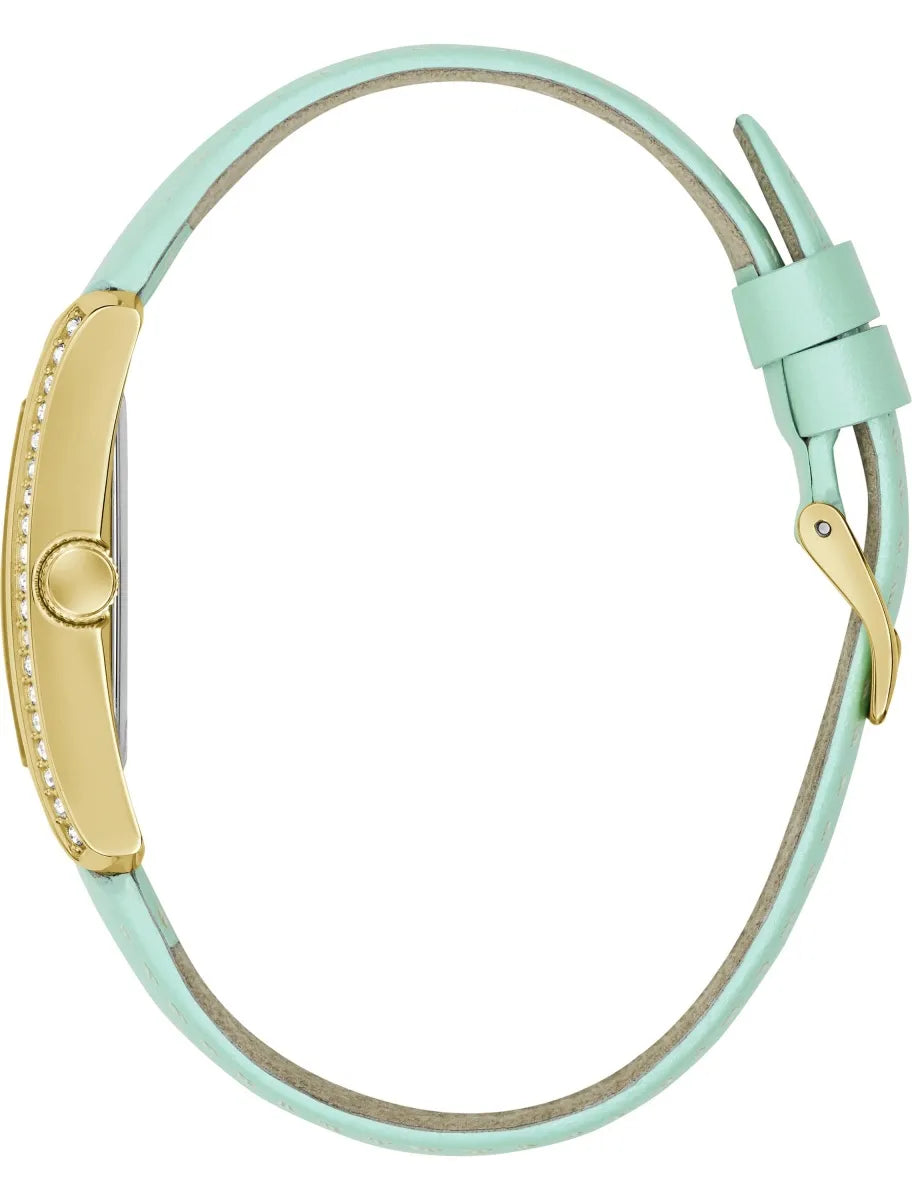 Montre GUESS GW0875L1 Femme Or et Cuir Vert - image 4