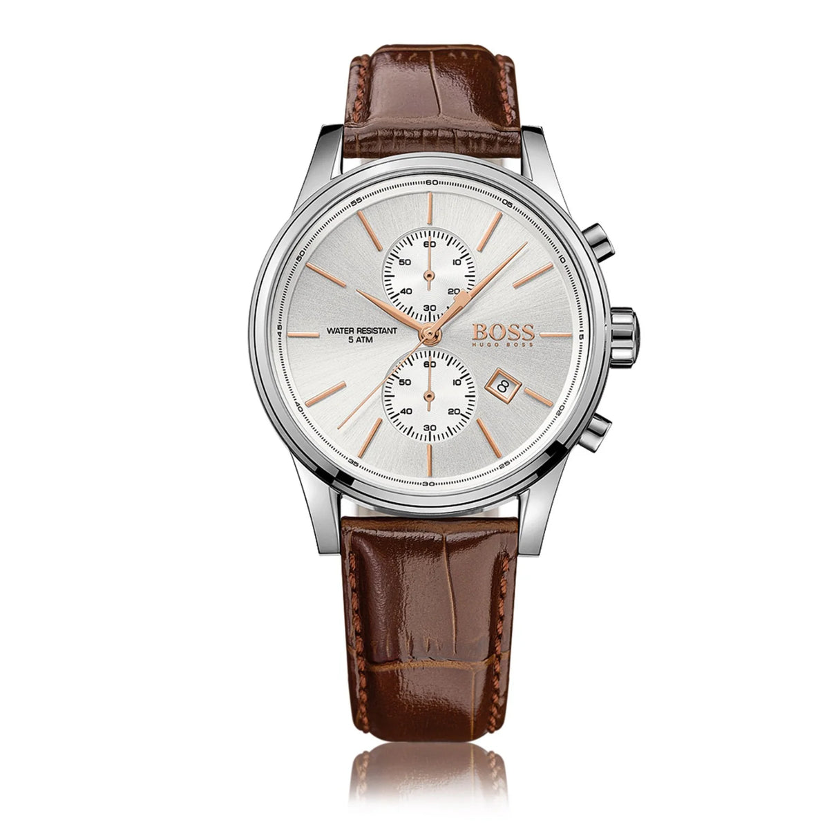 Montre Hugo Boss 1513280 Jet Cuir Marron Homme
