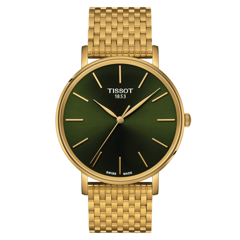 Montre Tissot Everytime T1434103309100 Cadran Vert