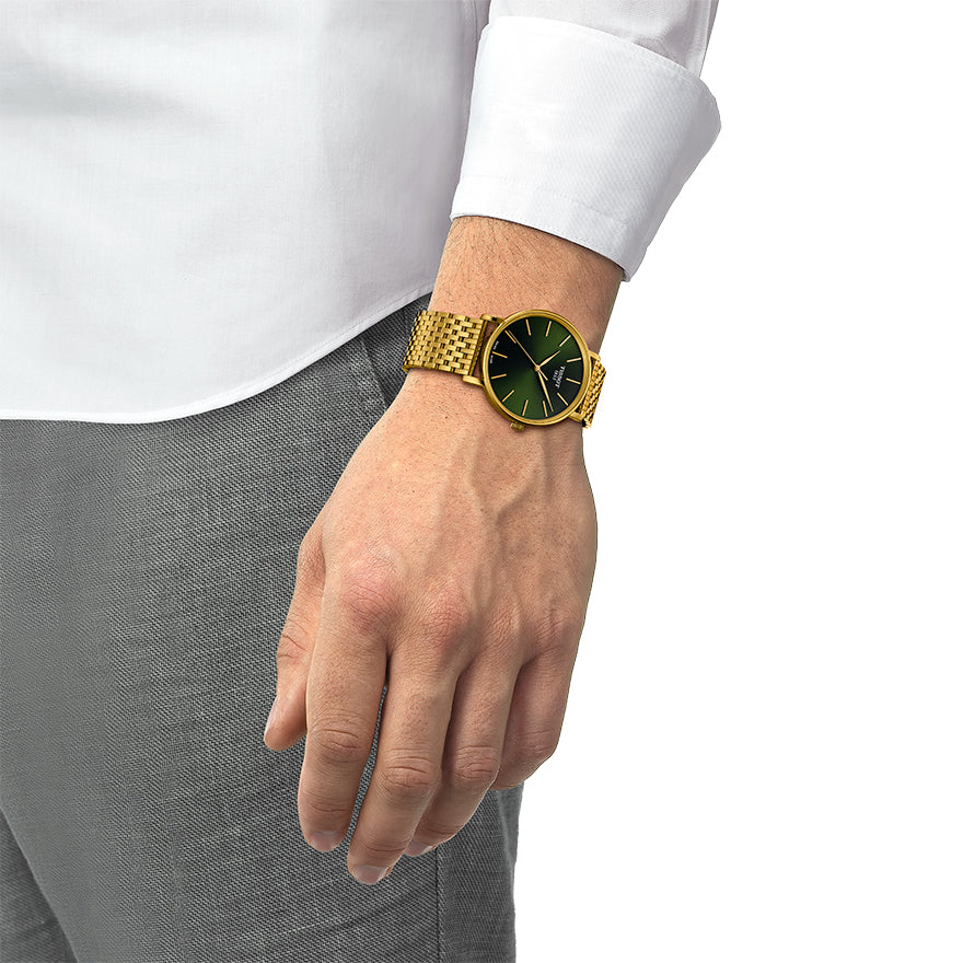 Montre Tissot Everytime T1434103309100 Cadran Vert - image 2